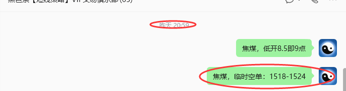 10月15日,焦煤:规则化(日内)双向减平58–19